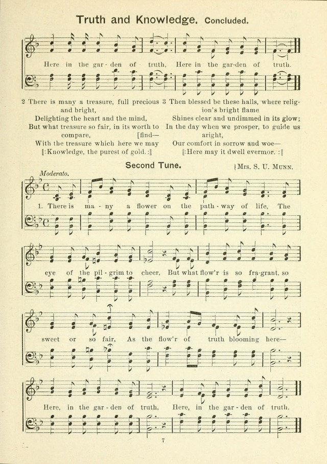 The Sabbath School Hymnal, a collection of songs, services and responses for Jewish Sabbath schools, and homes 4th rev. ed. page 8