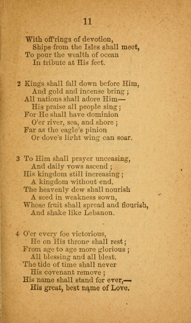 Sabbath-School Hymn-Book page 11