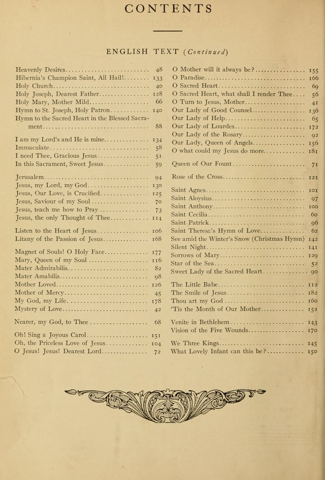 Sunday School Hymn Book page x