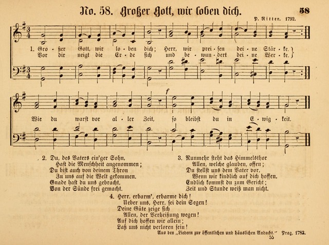 Sonntags-Schul-Harfe: sammlung drei- und vierstimmiger Lieder, Choräle und Responsorien: der Jugend der deutschen evang.-lutherischen Kirche in Amerika (Neuestes Aufl.) page 51