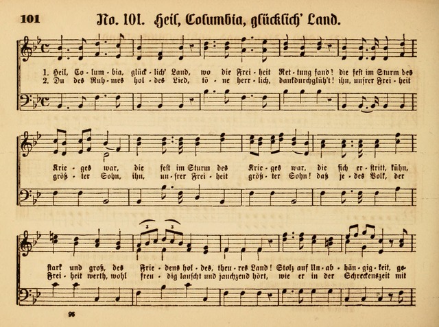 Sonntags-Schul-Harfe: sammlung drei- und vierstimmiger Lieder, Choräle und Responsorien: der Jugend der deutschen evang.-lutherischen Kirche in Amerika (Neuestes Aufl.) page 94
