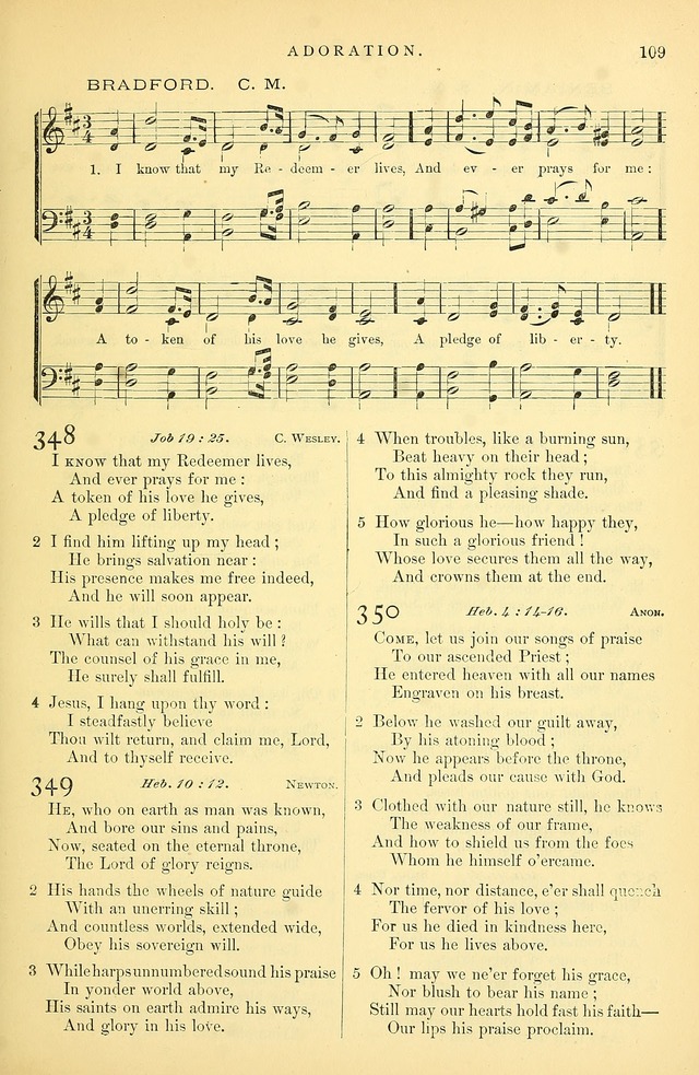 Songs for the Sanctuary: or hymns and tunes for Christian Worship page 110