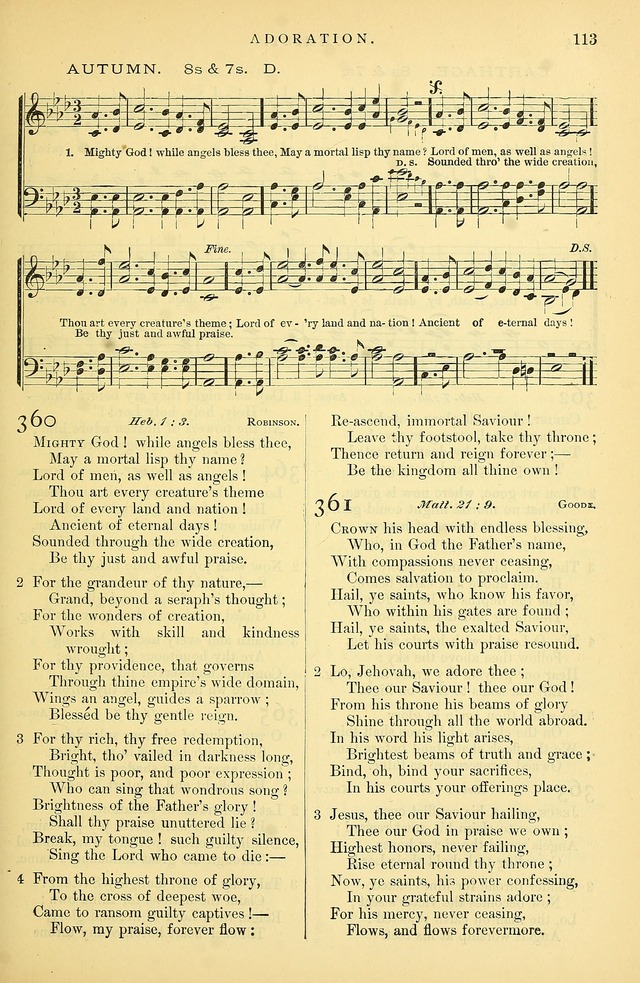 Songs for the Sanctuary: or hymns and tunes for Christian Worship page 114