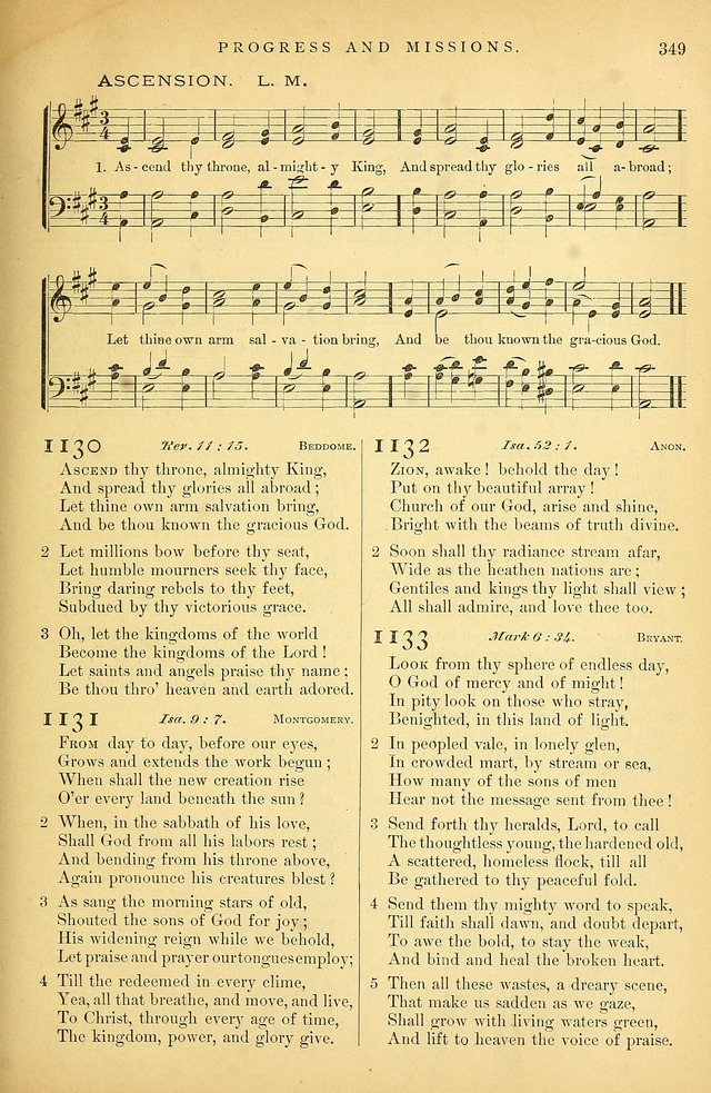 Songs for the Sanctuary: or hymns and tunes for Christian Worship page 350