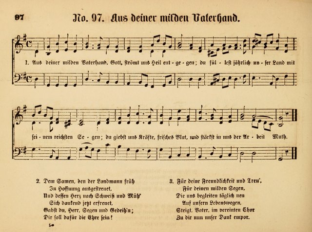 Sonntags-Schul-Harfe: Sammlung drei-und vierstimmiger Lieder, Chörale und Responsorien ... page 101