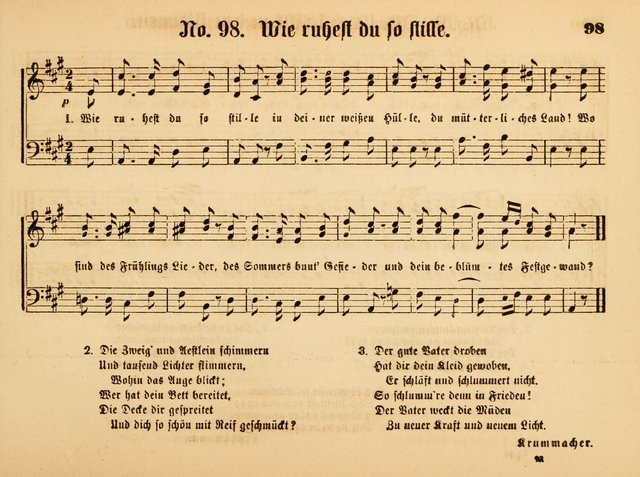 Sonntags-Schul-Harfe: Sammlung drei-und vierstimmiger Lieder, Chörale und Responsorien ... page 102