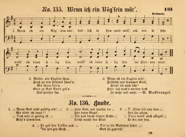 Sonntags-Schul-Harfe: Sammlung drei-und vierstimmiger Lieder, Chörale und Responsorien ... page 134
