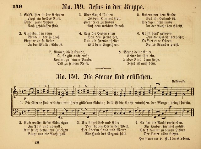 Sonntags-Schul-Harfe: Sammlung drei-und vierstimmiger Lieder, Chörale und Responsorien ... page 143
