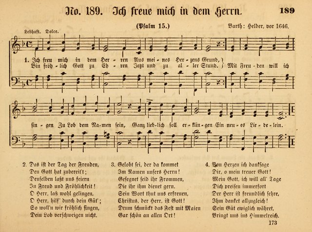 Sonntags-Schul-Harfe: Sammlung drei-und vierstimmiger Lieder, Chörale und Responsorien ... page 182
