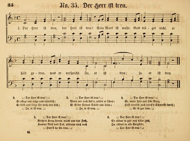 Sonntags-Schul-Harfe: Sammlung drei-und vierstimmiger Lieder, Chörale und Responsorien ... page 41