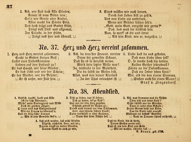 Sonntags-Schul-Harfe: Sammlung drei-und vierstimmiger Lieder, Chörale und Responsorien ... page 43