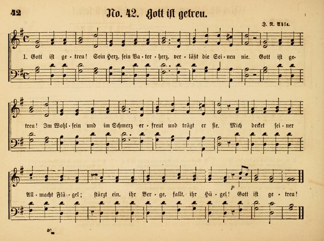 Sonntags-Schul-Harfe: Sammlung drei-und vierstimmiger Lieder, Chörale und Responsorien ... page 47