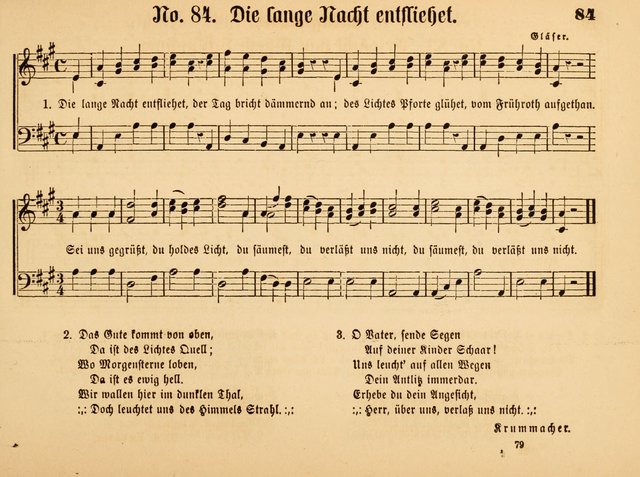 Sonntags-Schul-Harfe: Sammlung drei-und vierstimmiger Lieder, Chörale und Responsorien ... page 88