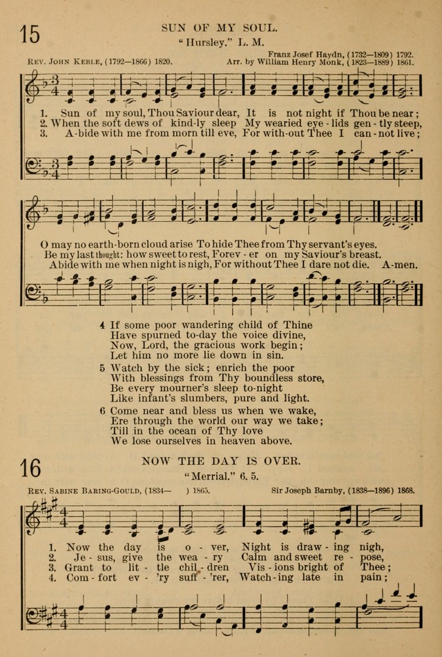 The Sunday School Hymnal: with offices of devotion page 12
