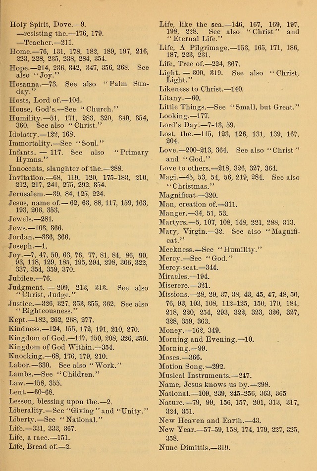 The Sunday School Hymnal: with offices of devotion page 315