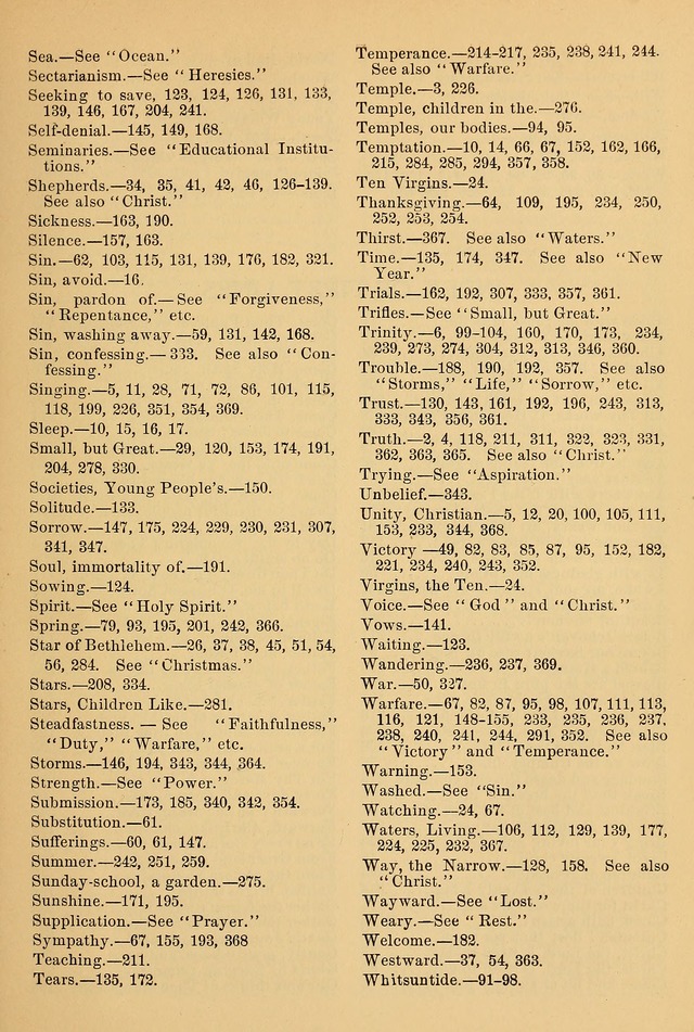 The Sunday School Hymnal: with offices of devotion page 317