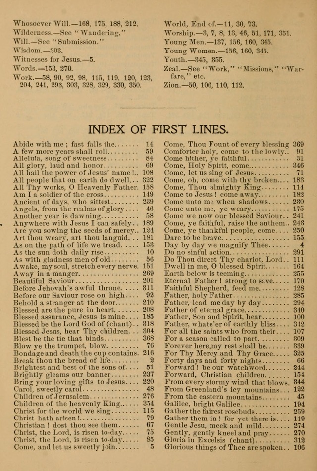 The Sunday School Hymnal: with offices of devotion page 318