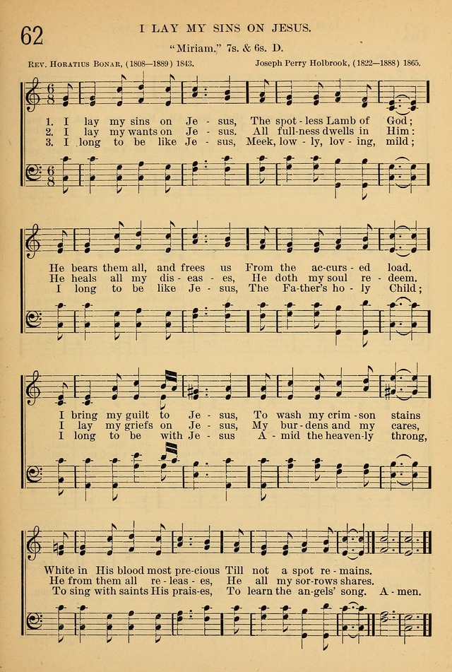 The Sunday School Hymnal: with offices of devotion page 57