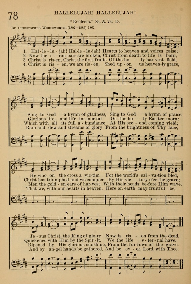 The Sunday School Hymnal: with offices of devotion page 72