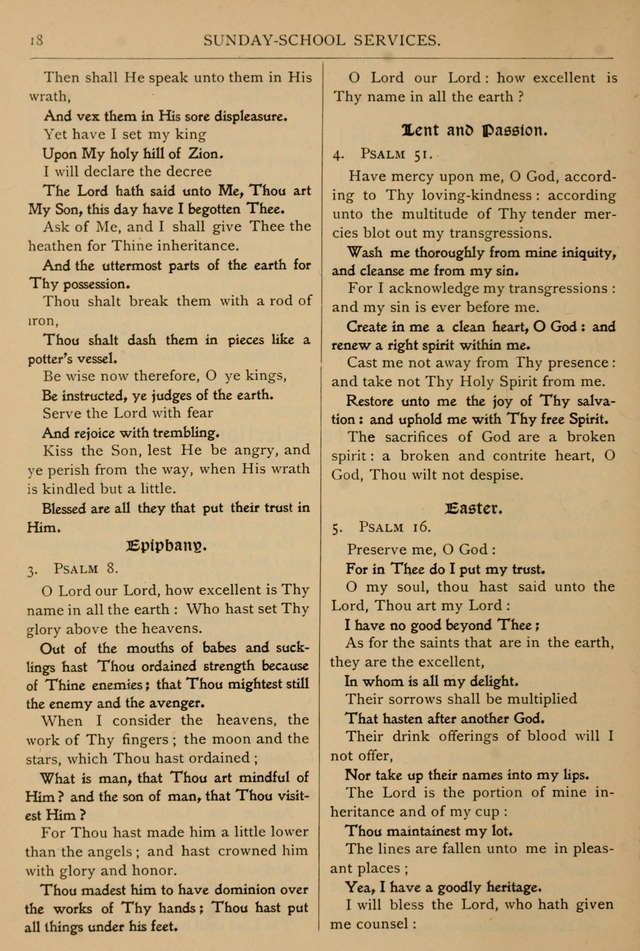 The Sunday School Hymnal: with offices of devotion page xxii