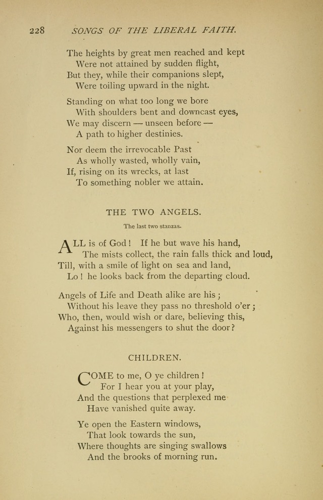 Singers and Songs of the Liberal Faith page 229