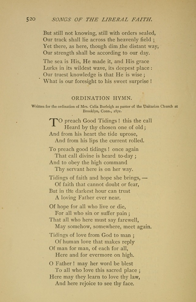 Singers and Songs of the Liberal Faith page 521