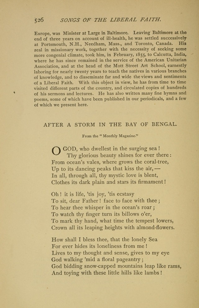 Singers and Songs of the Liberal Faith page 527