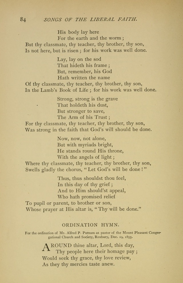 Singers and Songs of the Liberal Faith page 85