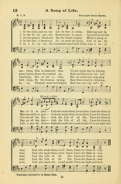 Sunny Songs for Little Folks Number One page 12