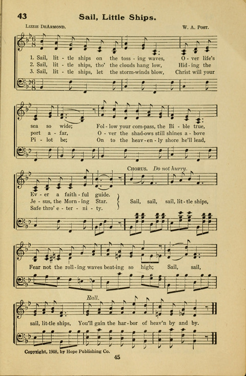 Sunny Songs for Little Folks Number One page 43