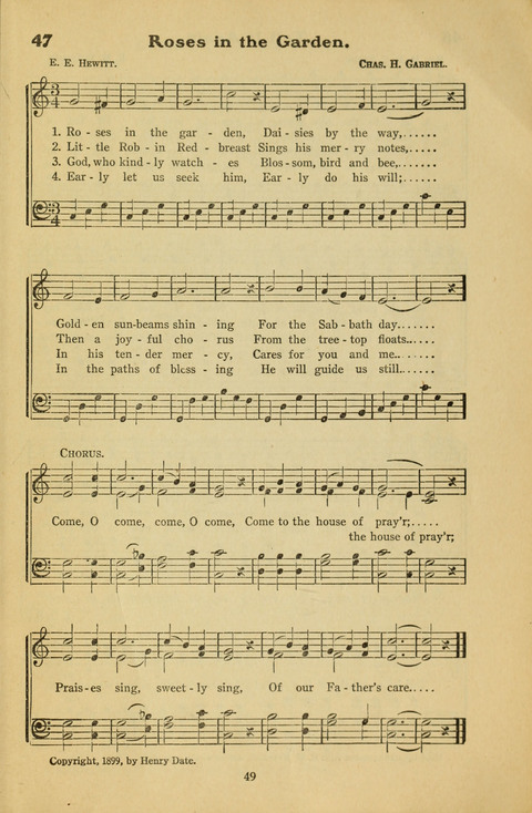 Sunny Songs for Little Folks Number One page 47