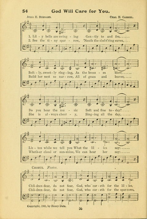 Sunny Songs for Little Folks Number One page 54