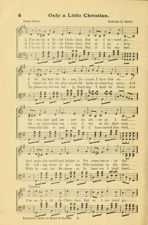 Sunny Songs for Little Folks Number One page 6