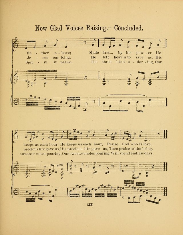 Sacred Songs for Little Singers: a collection adapted to primary classes in Sabbath-schools page 23