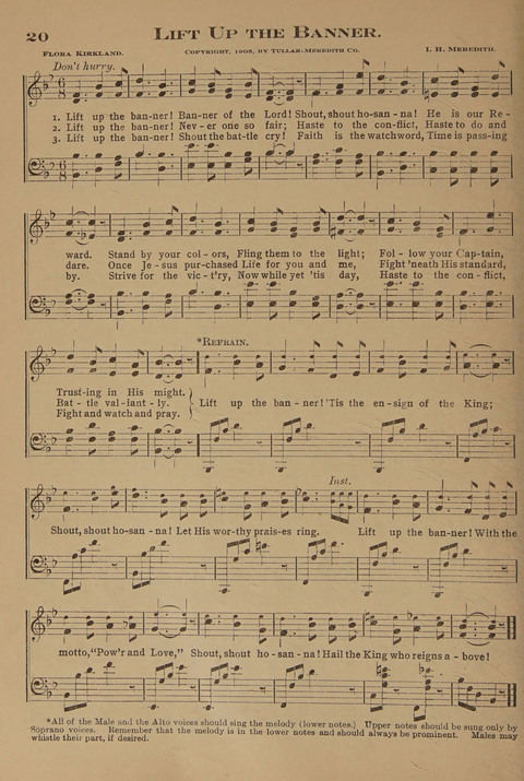 Sunday School Melodies: a Collection of new and Standard Hymns for the Sunday School page 20