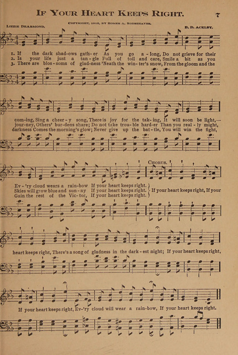Sunday School Melodies: a Collection of new and Standard Hymns for the Sunday School page 7
