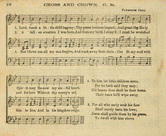 The Sunday-School Music Book: enlarged page 20