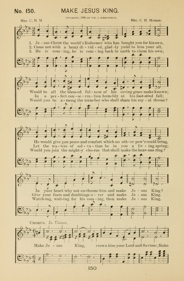Sunday-School Praises: prepared especially for use in the Sunday-School page 155