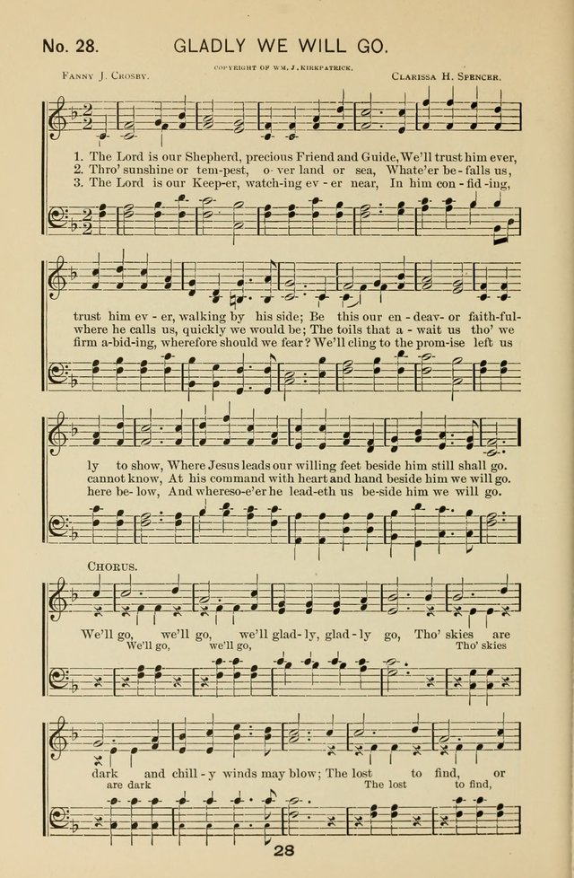 Sunday-School Praises: prepared especially for use in the Sunday-School page 33