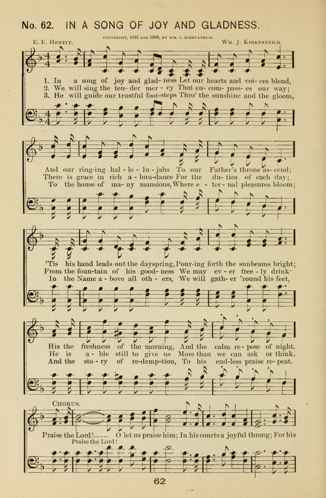 Sunday-School Praises: prepared especially for use in the Sunday-School page 67