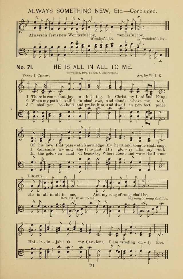 Sunday-School Praises: prepared especially for use in the Sunday-School page 76