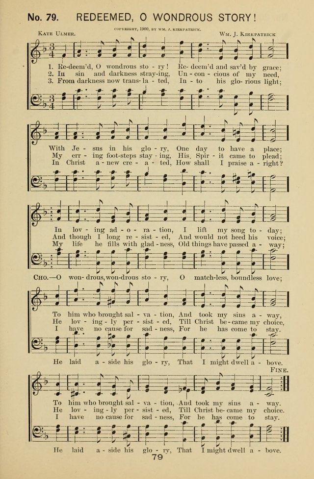Sunday-School Praises: prepared especially for use in the Sunday-School page 84
