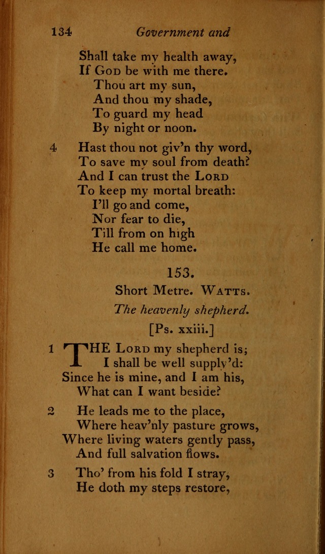 A Selection of Sacred Poetry: consisting of psalms and hymns, from Watts, Doddridge, Merrick, Scott, Cowper, Barbauld, Steele ...compiled for  the use of the Unitarian Church in Philadelphia page 134