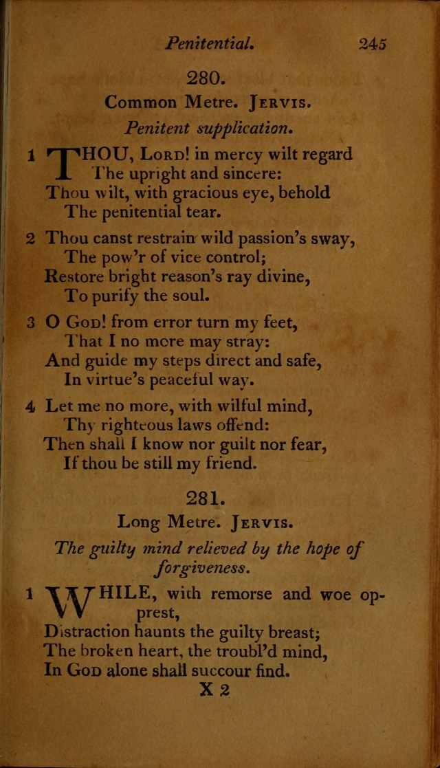 A Selection of Sacred Poetry: consisting of psalms and hymns, from Watts, Doddridge, Merrick, Scott, Cowper, Barbauld, Steele ...compiled for  the use of the Unitarian Church in Philadelphia page 245