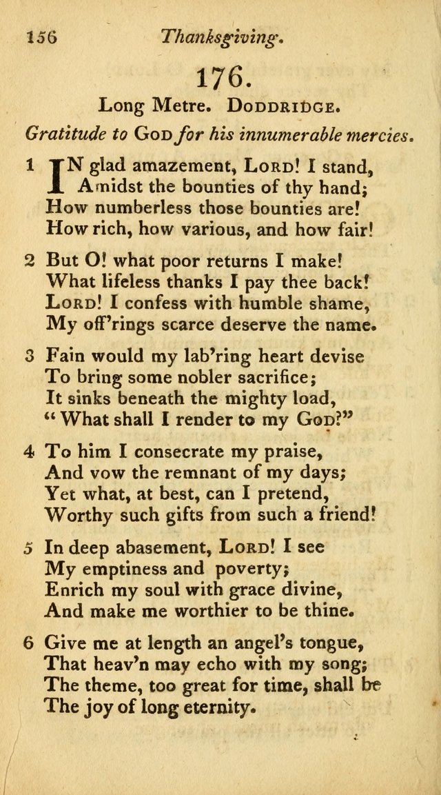 A Selection of Sacred Poetry: consisting of psalms and hymns from Watts, Doddridge, Merrick, Scott, Cowper, Barbauld, Steele, and others (2nd ed.) page 156