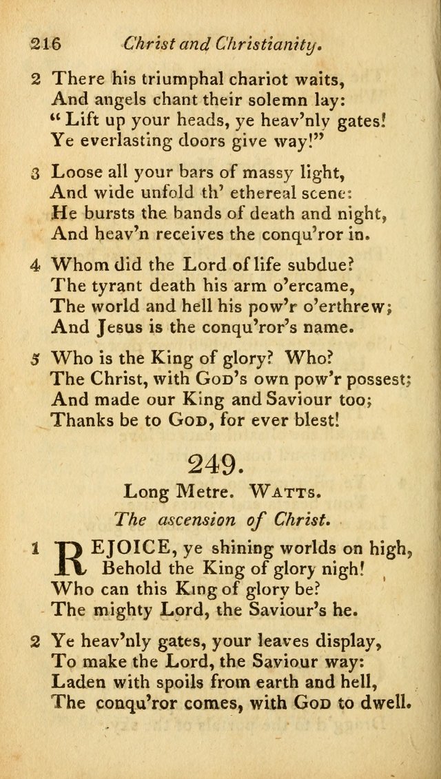 A Selection of Sacred Poetry: consisting of psalms and hymns from Watts, Doddridge, Merrick, Scott, Cowper, Barbauld, Steele, and others (2nd ed.) page 216