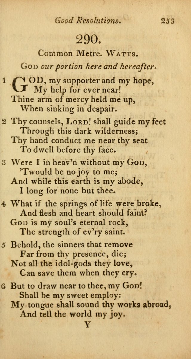 A Selection of Sacred Poetry: consisting of psalms and hymns from Watts, Doddridge, Merrick, Scott, Cowper, Barbauld, Steele, and others (2nd ed.) page 253