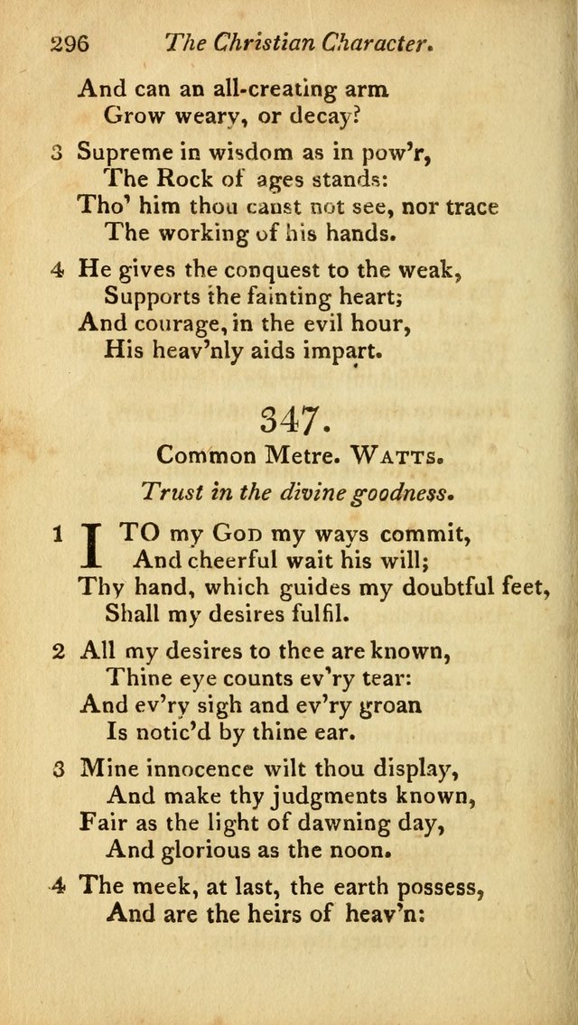 A Selection of Sacred Poetry: consisting of psalms and hymns from Watts, Doddridge, Merrick, Scott, Cowper, Barbauld, Steele, and others (2nd ed.) page 296