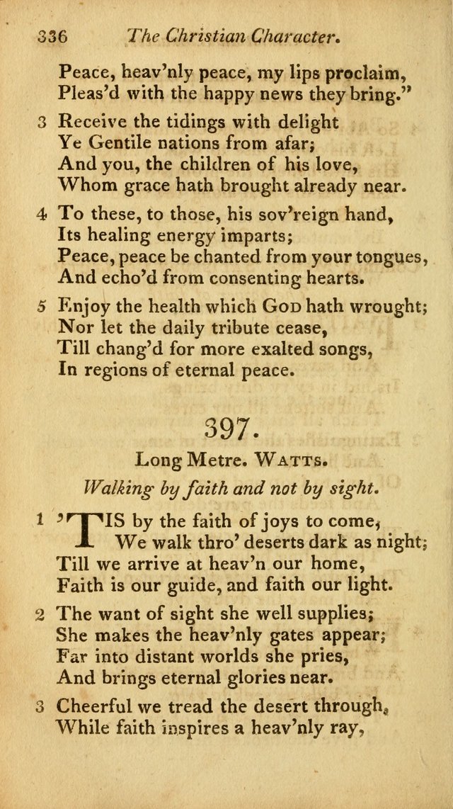 A Selection of Sacred Poetry: consisting of psalms and hymns from Watts, Doddridge, Merrick, Scott, Cowper, Barbauld, Steele, and others (2nd ed.) page 336