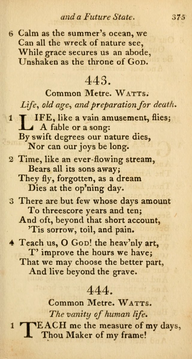 A Selection of Sacred Poetry: consisting of psalms and hymns from Watts, Doddridge, Merrick, Scott, Cowper, Barbauld, Steele, and others (2nd ed.) page 375